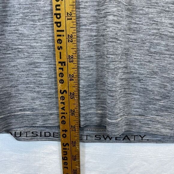 Lululemon Gray Metal Vent Tech Athletic Performance Short Sleeve T-Shirt Medium - Picture 6 of 8